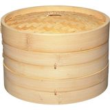 Kitchen Craft İki Katlı Buharlı Pişirici Bambu Malzemeden Yapılmış Pratik ve Şık Mutfak Aleti