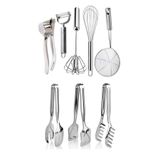 Kitchen Damys Lüks Paslanmaz Çelik Pratik Mutfak Eşyaları Çeyiz Seti 8 Parça
