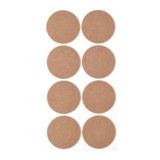 Kitchen Design Lab 8 Adet Yapışkanlı Sandalye, Masa, Koltuk Altı Parke Koruma Keçesi, Yuvarlak, 5,5 Cm