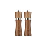 Kitchen Design Lab Akasya Komple Ahşap Gövdeli Tuz Karabiber Değirmeni Baharat Öğütücüsü 16 CM - 2 Adet - 392