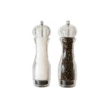 Kitchen Design Lab Akrilik Baharat Öğütücüsü Büyük Boy 26 Cm 2 Adet Tuz Karabiber Değirmeni Öğütücü
