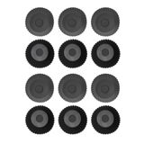 Kitchen Design Lab Antrasit 12'li Silikon Mini Browni Kalıbı - Muffin Kalıbı 12 Adet Cupcake Kek Kalıbı