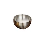 Kitchen Design Lab Çelik Çift Cidarlı Kase, Çırpma Ve Karıştırma Kabı 18 Cm, 18/10 - 304 Kalite - Paslanmaz Çelik Şeffaf