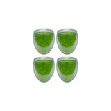 Kitchen Design Lab Çift Cidarlı Buzlu 250 ML Cam Kupa Seti 4 Adet 2220
