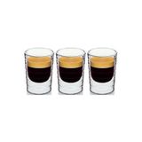 Kitchen Design Lab Espresso Fincanı, 160 ml, Cam, 3 Adet