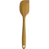 Kitchen Design Lab Sarı Yassı Spatula, Silikon, Yanmaz Yapışmaz, 27 cm, Büyük Boy