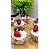 Kitchen Dream 300 Adet Renkli Muffin Cupcake Kalıpları Kek Kapsülü Cupcake Muffin Kağıt Kek Kalıbı