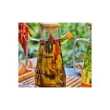 Kitchen Dream 900 Ml Bambu Kapaklı Cam Yağdanlık Sirkelik Süt Saklama Su Sürahisi