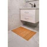 Kitchen Dream Bambu Banyo Matı Çamaşır Makinası Üstü Örtüsü Koltuk Matı Ahşap Kanepe Koltuk Kenarı Matı 68X45 cm