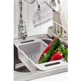 Kitchen Dream Uzayıp Kısalabilen Ayarlanabilir Plastik Lavabo Mutfak Süzgeci