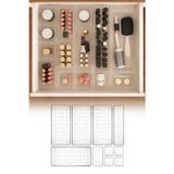 Kitchen Life 10 Parça Takı Aksesuar Çekmece İçi Düzenleyici Kutu Seti Takı Organizer Şeffaf-Kaşıklık