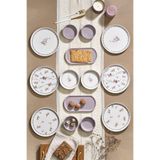 Kitchen Life 14 Parça 6 Kişilik Bahar Dalı Kahvaltı Takımı-Lüx Kahvaltılık Sunum Seti Tabağı