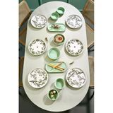 Kitchen Life 14 Parça 6 Kişilik Ivy Kahvaltı Takımı-Lüx Kahvaltılık Sunum Seti Tabağı