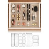Kitchen Life 14 Parça Takı Aksesuar Çekmece İçi Düzenleyici Kutu Seti Takı Organizer Şeffaf