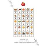 Kitchen Life 25 Adet Yıkanabilir Saklama Kabı Etiketi - Stickerı