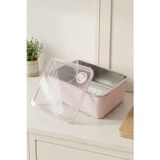 Kitchen Life 2'li Stainless Paslanmaz Çelik Vakumlu Saklama Kabı,Fırın ve Kek Kabı 4 LT Yemek Kabı Sefer Tası