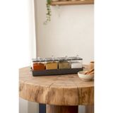 Kitchen Life 5 Parça Kaşıklı Standlı Baharatlık Seti