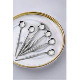 Kitchen Life 6'lı Gümüş Çay Kaşığı Metal Malzeme ile Şık Tasarımlı Sofra Sunumuna Uygun