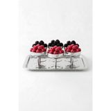 Kitchen Life 6'lı Stainles Steel Ayaklı Sunumluk Paslanmaz çelik Çerezlik Seti