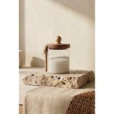 Kitchen Life Akasya Kaşıklı Vakumlu Cam Kavanoz Baharatlık 450 ml - Şeffaf