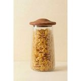 Kitchen Life Akasya Mushroom Vakumlu Cam Kavanoz Baharatlık 1300 ml - Şeffaf