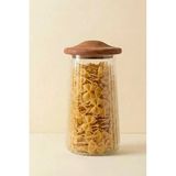 Kitchen Life Akasya Mushroom Vakumlu Cam Kavanoz Baharatlık 1300 ml - Şeffaf