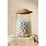 Kitchen Life Akasya Mushroom Vakumlu Cam Kavanoz Baharatlık 950 ml - Şeffaf