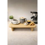 Kitchen Life Bambu Ayaklı Kesme Tahtası ve Sunum Tabağı - Sunumluk