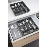 Kitchen Life Çekmece Içi Sürgülü Açılıp Kapanabilen Kaşıklık 33,5X50 cm - Gri