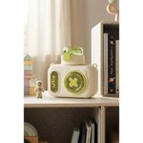 Kitchen Life Kamera Şekilli Askılı Pipetli Sızdırmaz Polikarbon Suluk 600ML - Yeşil