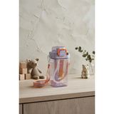 Kitchen Life Kilit Kapaklı Askılı Pipetli Sızdırmaz Sevimli Çocuk Suluk 500 ml - Mor