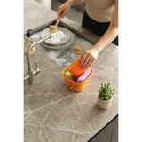 Kitchen Life Myclean 3 Adet Sepetli Petek Dokulu Bulaşık Süngeri Sihirli Pratik Sünger