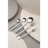 Kitchen Life Paris 60 Parça 12 Kişilik Paslanmaz Çelik Çatal Kaşık Takımı - 18/10 Çelik