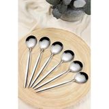 Kitchen Life Paris 6'Lı Paslanmaz Çelik Yemek Kaşığı - 18/10 Stainless Steel Gümüş