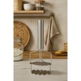 Kitchen Life Paslanmaz Çelik Patates Ezici Ergonomik Saplı Dayanıklı Mutfak Aleti