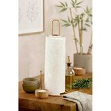 Kitchen Life Paslanmaz Metal Peçetelik-Rulo Kağıt Havluluk 29 Cm Gold