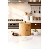 Kitchen Life Pisa Bambu Tekli Baharat Kavanoz 10x12 cm