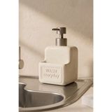Kitchen Life Pure Tezgah Üstü Sünger Hazneli Sıvı Sabunluk 375 Ml Mutfak Banyo Sabunluk Seti