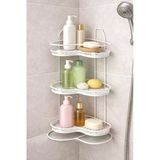 Kitchen Life Yapışkanlı Paslanmaz Metal Çok Amaçlı Banyo Rafı-Düzenleyici,Organizer Krom