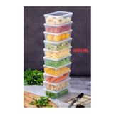 Kitchen Line 10 ADET KENDİNDEN KAPAKLI DERİN DONDURUCUYA UYGUN BUZLUK KABI SAKLAMA KABI ,DÜZENLEYİCİ