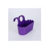 Kitchen Line Akasya Çift Askılı Saksı, 30 cm Renkli Çit Balkon Saksı, 2 Renk Asılabilir Balkon Saksısı
