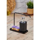 Kitchen Line ASKILI MUTFAK SIVI SABUNLUK- MUTFAK BEZİ ASKILI, SÜNGER HAZNELİ- MUTFAK LAVABO SETİ SİYAH