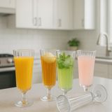 Kitchen Line FLÜT KAHVE YANI BARDAK CAM 6LI