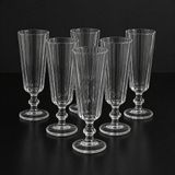Kitchen Line Lumiglass Premium Kahve Yanı Sunum Bardağı 6’lı Set | Şık Espresso & Su Bardağı - Şeffaf