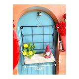 Kitchen Line Mini Kare Raf | Metal - Ahşap Raf | Fotoğraf Rafı | Duvar Dekoru | Vitrin Rafı