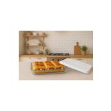 Kitchen Line PLASTİK DİKDÖRTGEN BORCAM KAPAĞI 1 ADET BEYAZ