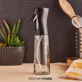 Kitchen Line Sprey Yağdanlık Sıvı Yağ Spreyi Yağlık Air Fryer Da Yağ Tasarruf Edin Zeytinyağı Için Siyah 225ML
