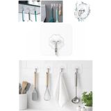 Kitchen Live Güçlü Kendinden Yapışkanlı Şeffaf Askı Mutfak,Banyo Askısı - 1 Adet