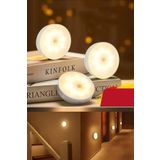 Kitchen Live Usb Şarjlı Akıllı Hareket Sensörlü Kablosuz Spot Led Lamba Beyaz Işık 1 Adet