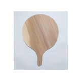 Kitchen Mania 30 Cm Ahşap Tek Parça Bazlama Tahtası-kenarları Inceltilmiş-lahmacun Pide Fırın Küreği